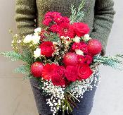 Bouquet de fleurs "Spécial Noël"