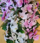 Raquette de fleurs "Bali Orchids"